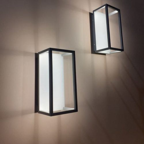 Kerti lámpa Fali lámpa SYMMETRY LED 8176 IP54 7W 3000K Graphite Nowodvorski