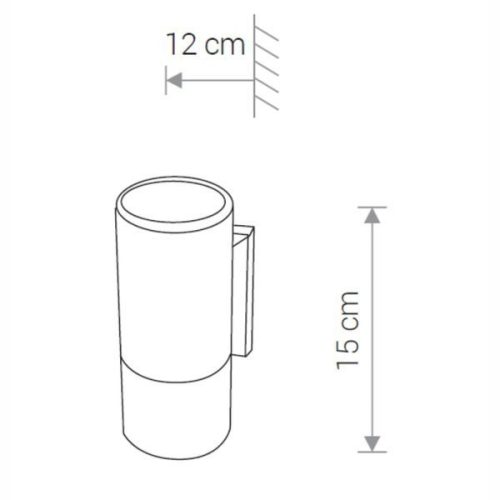 Kerti lámpa emelő fali lámpa EXE I 8331 GU10 IP54 fekete Nowodvorski