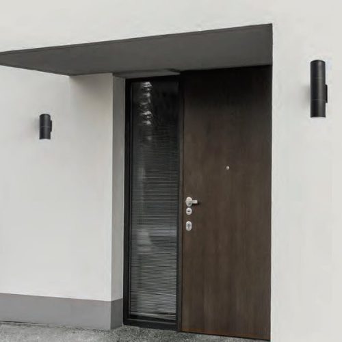 Kerti lámpa emelő fali lámpa EXE II 8330 2xGU10 IP54 felső alsó fekete Nowodvorski