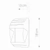 Kerti lámpa emelő fali lámpa MISTRAL IA 4390 IP44 Grafit Nowodvorski