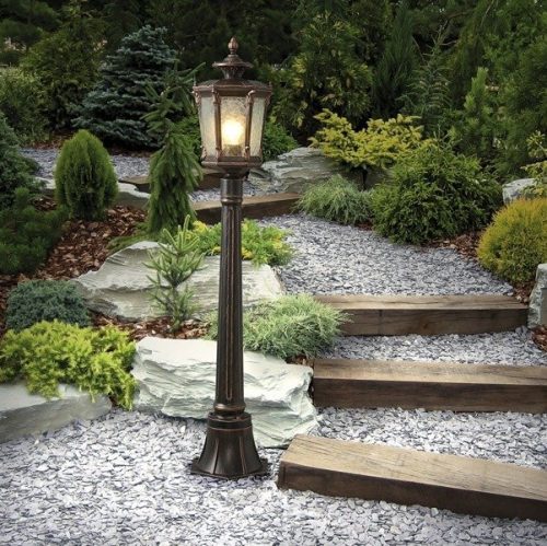 Kültéri kerti lámpa AMUR I 4694 E27 IP44 Copper Post Nowodvorski