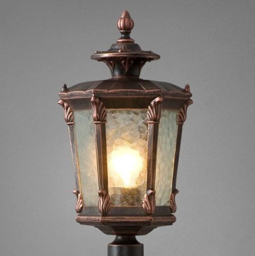 Kültéri kerti lámpa AMUR I 4694 E27 IP44 Copper Post Nowodvorski
