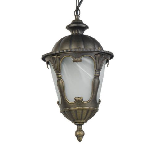 Kültéri kerti mennyezeti lámpa TYBR 4684 E27 IP44 Gold Patina Nowodvorski