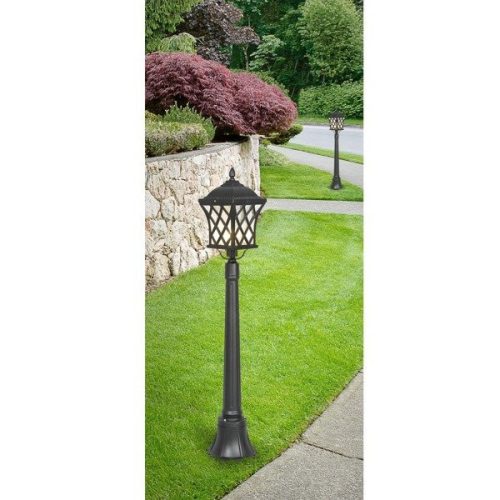 Kültéri kerti lámpa TAY 5294 E27 IP23 Pole Black Nowodvorski