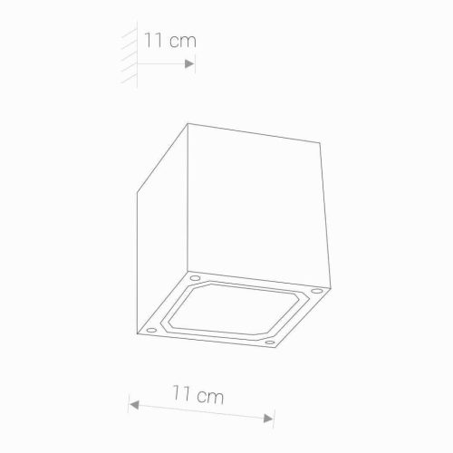 Kerti lámpa emelő fali lámpa KHUMBU 4443 G9 IP44 Grafit Nowodvorski