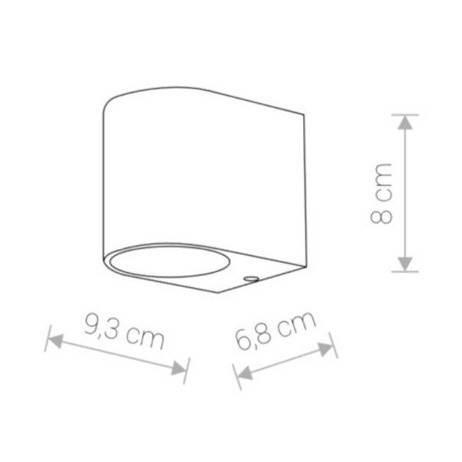 Kerti lámpa emelő fali lámpa NICO I 9518 GU10 IP54 Grafit Nowodvorski