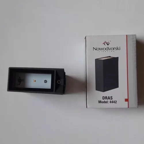 Kerti lámpa Fali lámpa DRAS LED 4442 IP54 2x3W 3000K Grafit Nowodvorski