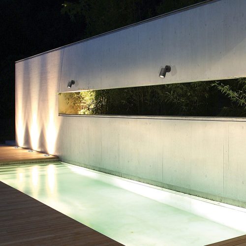 Kerti lámpa Fali lámpa FALLON 9552 GU10 IP54 Grafit Nowodvorski