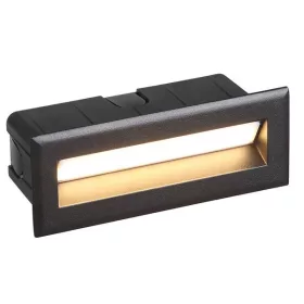   Kültéri kerti homlokzati lámpa BAY LED M 8165 5W 3000K süllyesztett fekete Nowodvorski