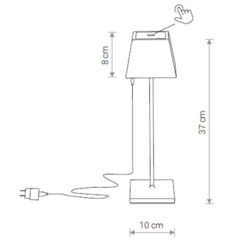 Kültéri kerti lámpa MAHA LED 8397 IP54 2.2W 3000K fehér Nowodvorski