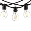 Outdoor Garden Girland fénylánc FESTOON LIGHTS 7873 10xE27 IP65 6m fekete Nowodvorski