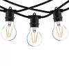 Outdoor Garden Girland fénylánc FESTOON LIGHTS 7872 15xE27 IP65 9m fekete Nowodvorski