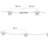Outdoor Garden Girland fénylánc FESTOON LIGHTS 7872 15xE27 IP65 9m fekete Nowodvorski