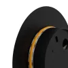 Fali lámpa, felületre szerelhető LED lámpa, 7W, 60lm, 3000K, meleg fekete, RING LED S 7634, Nowodvorski