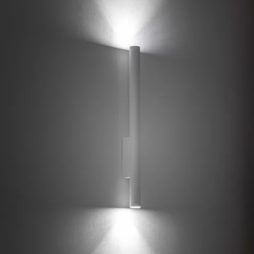Fali lámpa, felületre szerelhető, 2x GU10, fehér, modern, FOURTY WALL XL, 10758, Nowodvorski