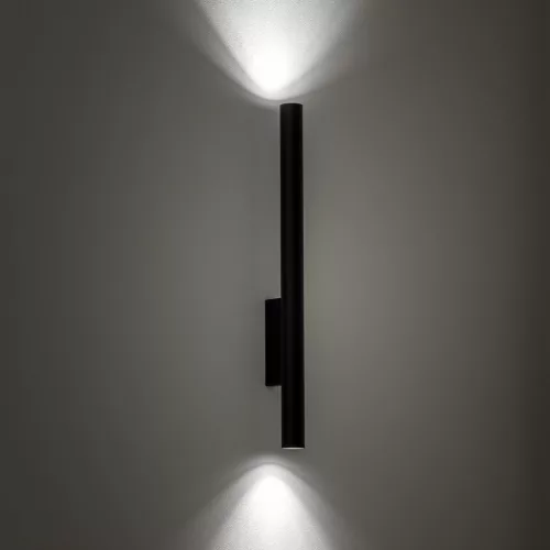 Fali lámpa, felületre szerelhető, 2x GU10, fekete, modern, FOURTY WALL XL, 10759, Nowodvorski
