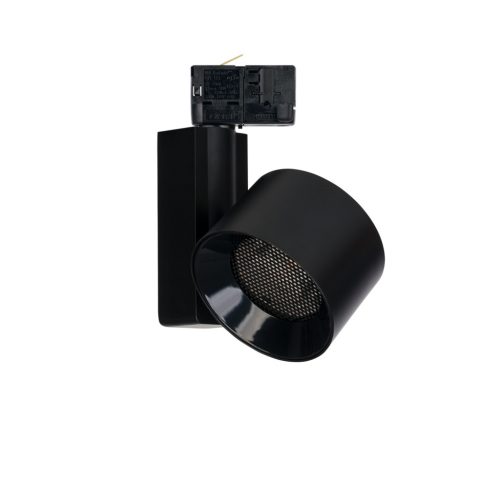 Sínre szerelhető spotlámpa, sínre szerelhető lámpa, 3 fázisú LED, 40W, 3600lm, 3000K, meleg fekete, CTLS NEA 8746, Nowodvorski