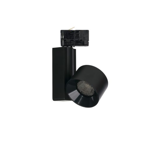 Sínre szerelhető spotlámpa, sínre szerelhető lámpa, 3 fázisú LED, 20W, 1600lm, 4000K, semleges fekete, CTLS NEA 8754, Nowodvorski