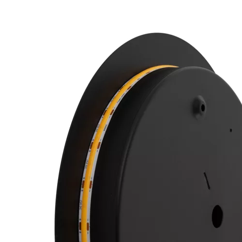 Fali lámpa, felületre szerelhető LED lámpa, 10W, 130lm, 3000K, meleg fekete, RING LED M 7635, Nowodvorski