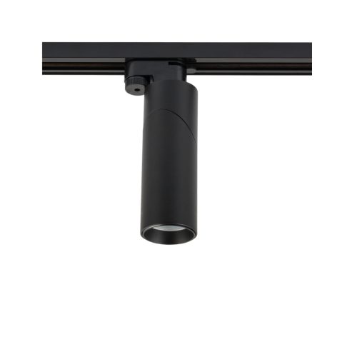 Sínre szerelhető spotlámpa, 1 fázisú, GU10, fekete, modern, PROFILE INDIA 7657 Nowodvorski