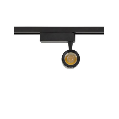 Sínre szerelhető spotlámpa sínhez, 1 fázisú LED, 9W, 600lm, 3000K, meleg fekete, modern PROFILE ZOOM 7625, Nowodvorski