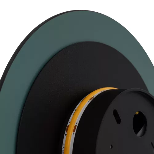Fali lámpa, felületre szerelhető LED lámpa, 7W, 30lm, 3000K, meleg ezüst, modern, RING MIRROR LED S, 10276, Nowodvorski