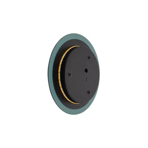 Fali lámpa, felületre szerelhető LED lámpa, 10W, 60lm, 3000K, meleg ezüst, modern, RING MIRROR LED M, 10277, Nowodvorski