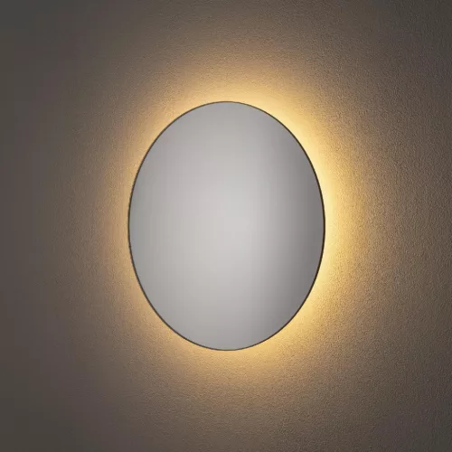 Fali lámpa, felületre szerelhető LED lámpa, 10W, 60lm, 3000K, meleg ezüst, modern, RING MIRROR LED M, 10277, Nowodvorski