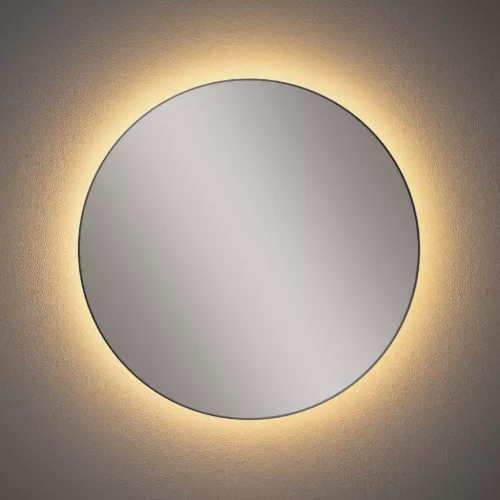 Fali lámpa, felületre szerelhető LED lámpa, 13W, 90lm, 3000K, meleg ezüst, modern, RING MIRROR LED L, 10278, Nowodvorski