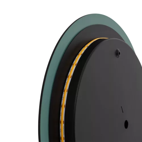 Fali lámpa, felületre szerelhető LED lámpa, 13W, 90lm, 3000K, meleg ezüst, modern, RING MIRROR LED L, 10278, Nowodvorski