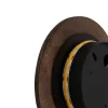 Fali lámpa, felületre szerelhető LED lámpa, 7W, 60lm, 3000K, meleg arany, modern RING WOOD LED S 10280, Nowodvorski