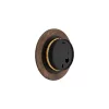 Fali lámpa, felületre szerelhető LED lámpa, 7W, 60lm, 3000K, meleg arany, modern RING WOOD LED S 10280, Nowodvorski