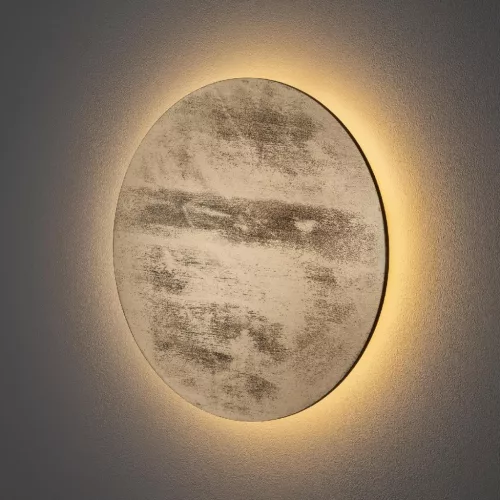 Fali lámpa, felületre szerelhető LED lámpa, 13W, 160lm, 3000K, meleg arany, modern RING WOOD LED L, 10282, Nowodvorski