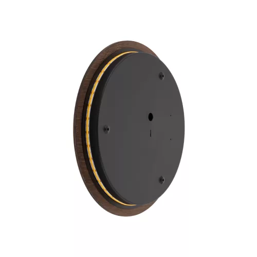 Fali lámpa, felületre szerelhető LED lámpa, 13W, 160lm, 3000K, meleg arany, modern RING WOOD LED L, 10282, Nowodvorski