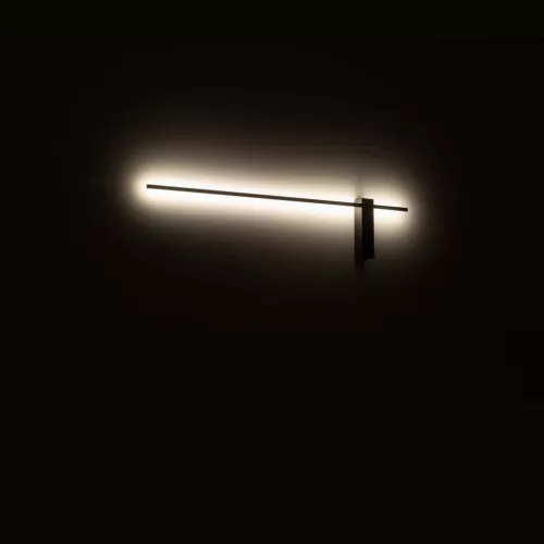 Fali lámpa, felületre szerelhető LED lámpa, 11W, 380lm, 3000K, meleg fekete, modern, MOTIVE LED M, 10311, Nowodvorski
