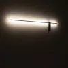 Fali lámpa, felületre szerelhető LED lámpa, 16W, 540lm, 3000K, meleg fekete, modern, MOTIVE LED L, 10313, Nowodvorski