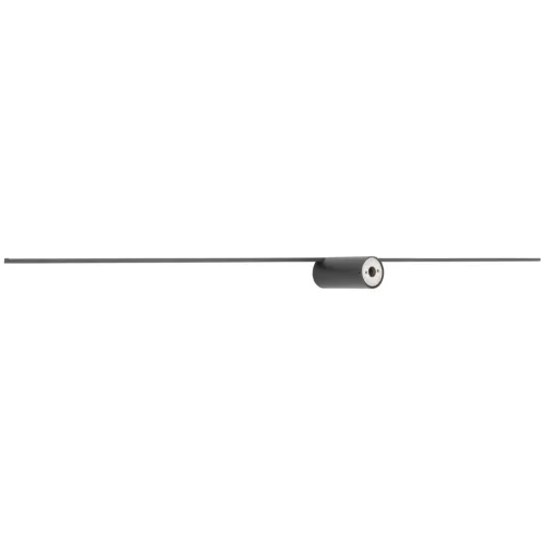 Fali lámpa, felületre szerelhető LED lámpa, 16W, 600lm, 3000K, meleg fekete, modern, SPIN LED L, 10371, Nowodvorski