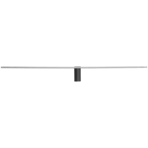 Fali lámpa, felületre szerelhető LED lámpa, 16W, 600lm, 3000K, meleg fekete, modern, SPIN LED L, 10371, Nowodvorski