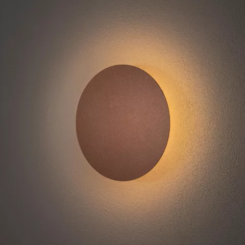 Fali lámpa, felületre szerelhető LED lámpa, 7W, 60lm, 3000K, meleg réz, modern, RING LED S, 10316, Nowodvorski