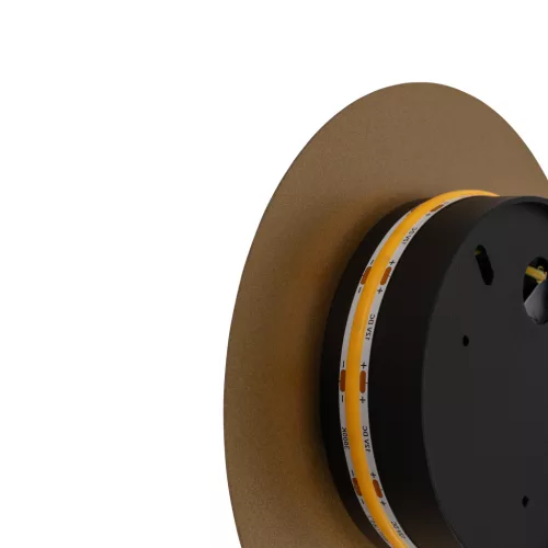 Fali lámpa, felületre szerelhető LED lámpa, 7W, 60lm, 3000K, meleg arany, modern RING LED S, 10317, Nowodvorski