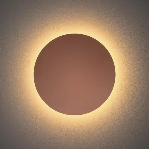 Fali lámpa, felületre szerelhető LED lámpa, 10W, 130lm, 3000K, meleg réz, modern RING LED M, 10347, Nowodvorski