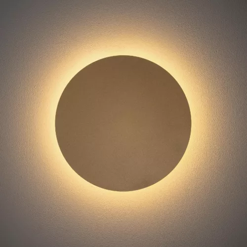 Fali lámpa, felületre szerelhető LED lámpa, 10W, 130lm, 3000K, meleg arany, modern RING LED M, 10350, Nowodvorski