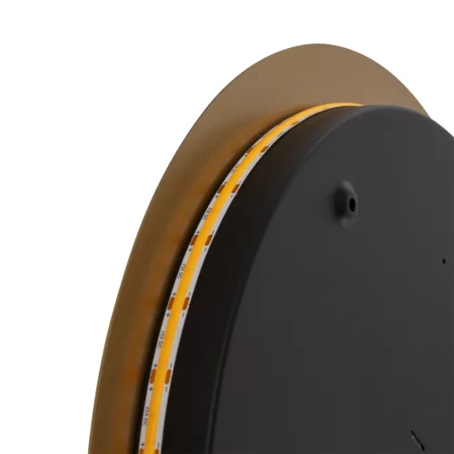 Fali lámpa, felületre szerelhető LED lámpa, 10W, 130lm, 3000K, meleg arany, modern RING LED M, 10350, Nowodvorski