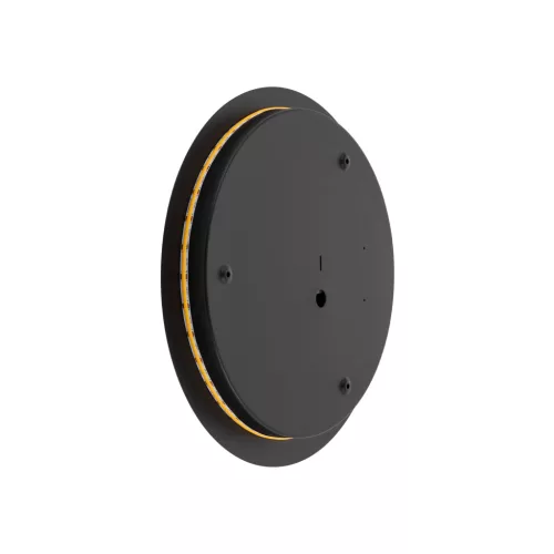 Fali lámpa, felületre szerelhető LED lámpa, 13W, 160lm, 3000K, meleg fekete, RING LED L 7636, Nowodvorski
