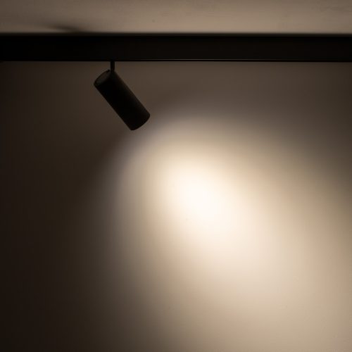 Sínre szerelhető spotlámpa sínhez, 1 fázisú LED, 9W, 780lm, 3000K, meleg fekete, ipari, LVM SPOT 10142, Nowodvorski