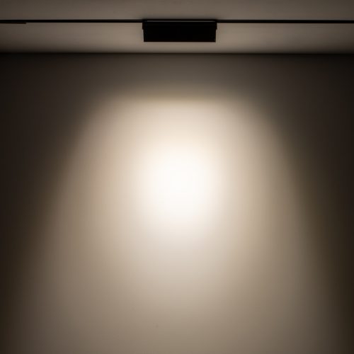 Sínreflex spotlámpa Sínre szerelhető lámpa 1 fázisú LED 9W 800lm 3000K Meleg fekete Ipari LVM FOCUS OUT 10145 Nowodvorski