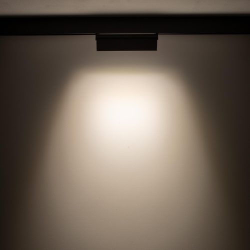 Sínreflex spotlámpa Sínre szerelhető lámpa 1 fázisú LED 9W 800lm 3000K Meleg fekete Ipari LVM FOCUS OUT 10145 Nowodvorski