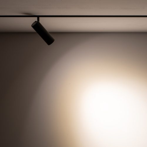 Sínre szerelhető spotlámpa sínhez, 1 fázisú LED, 15W, 1020lm, 3000K, meleg fekete, modern LVM SPOT 10147 Nowodvorski