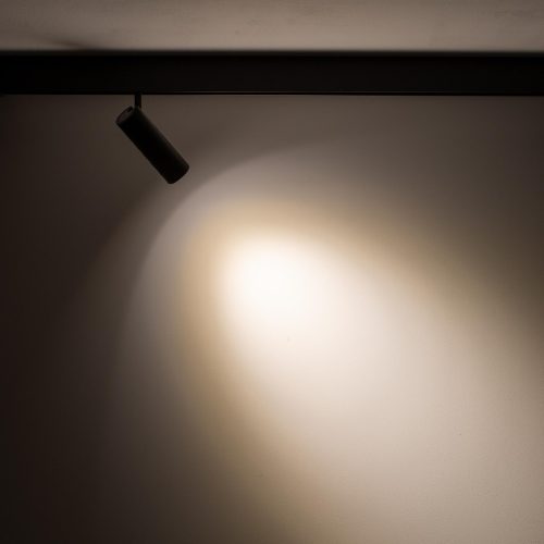 Sínre szerelhető spotlámpa sínhez, 1 fázisú LED, 15W, 1020lm, 3000K, meleg fekete, modern LVM SPOT 10147 Nowodvorski