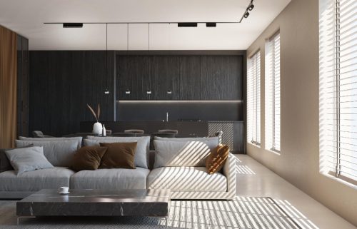 Sínre szerelhető spotlámpa sínhez, 1 fázisú LED, 15W, 1020lm, 3000K, meleg fekete, modern LVM SPOT 10147 Nowodvorski